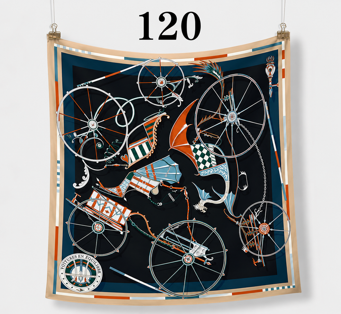 Foulard imprimé 120