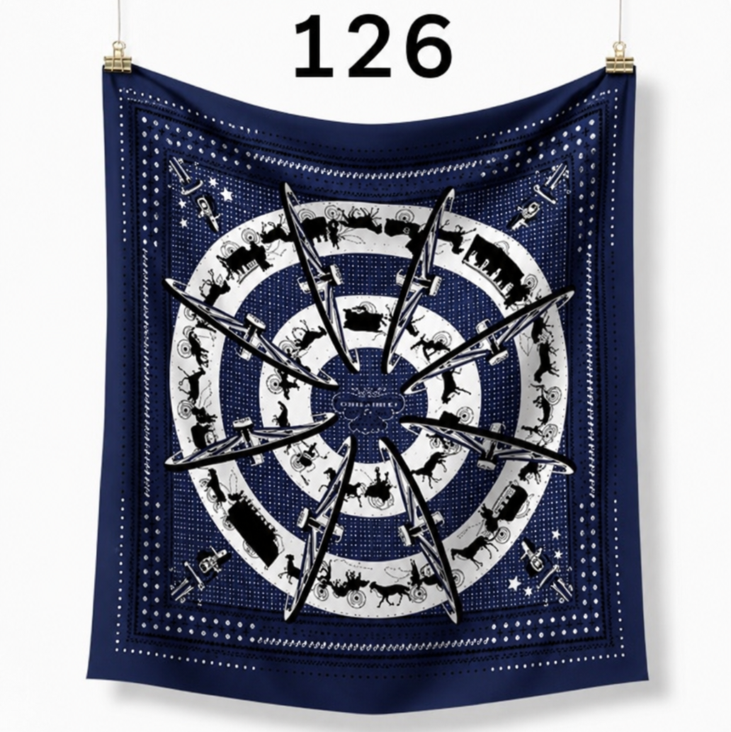 Foulard imprimé 126