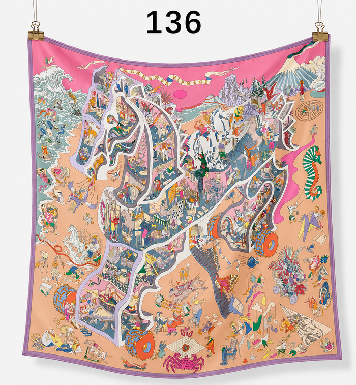 Foulard imprimé 136