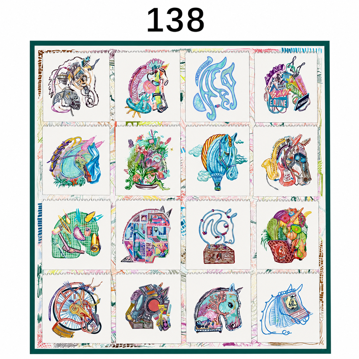 Foulard imprimé 138