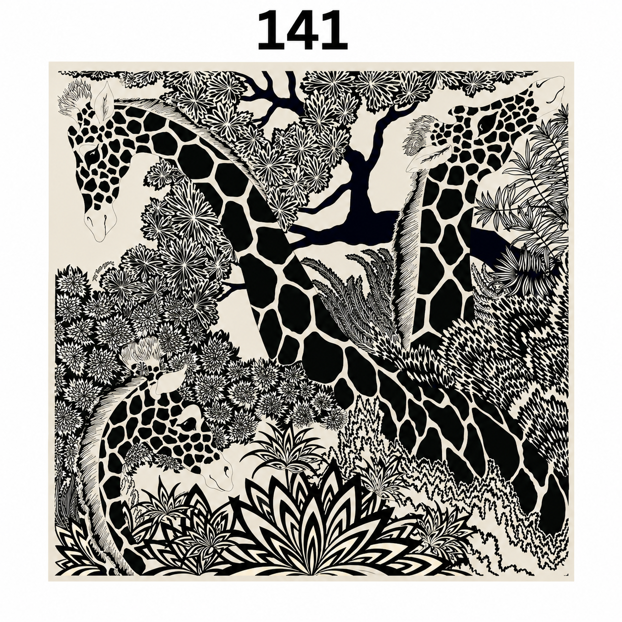 Foulard imprimé 141