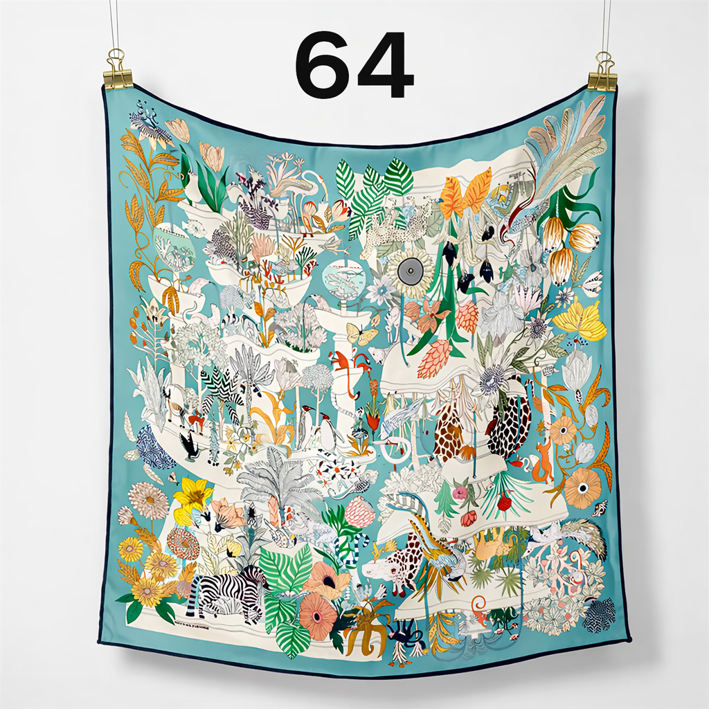 Foulard imprimé 64