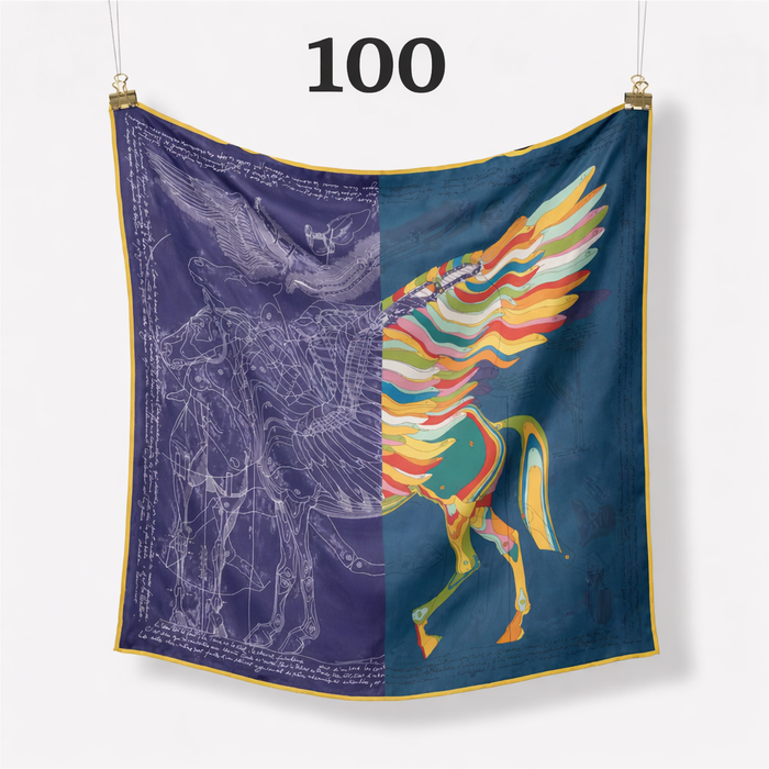 Foulard imprimé 100