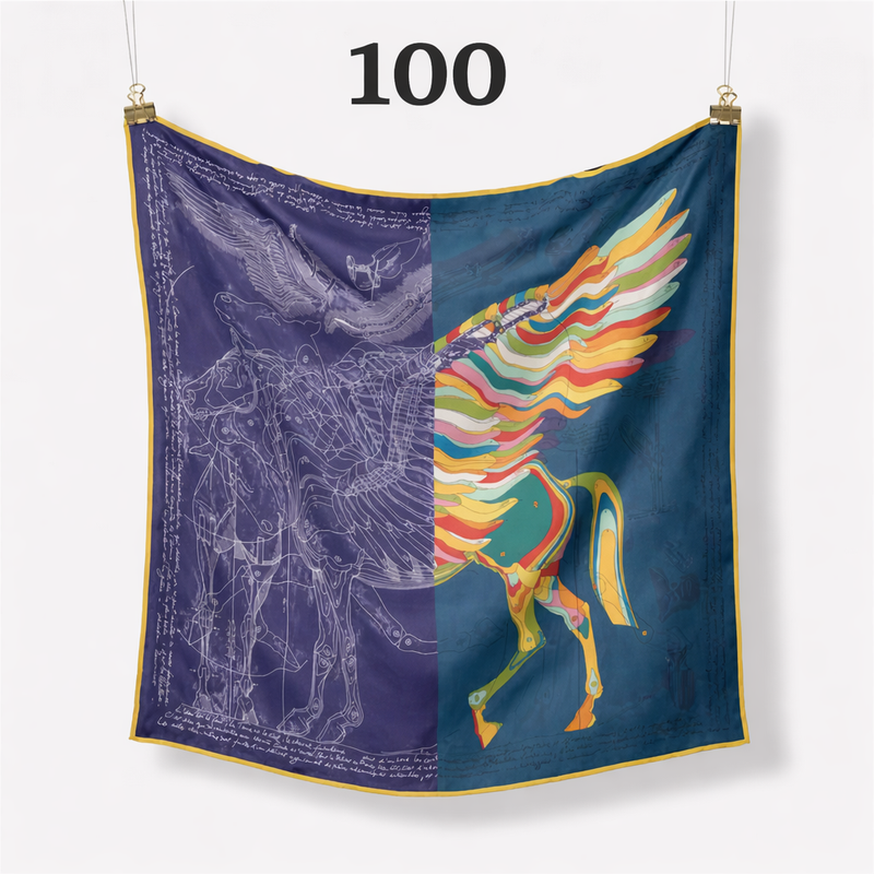 Foulard imprimé 100