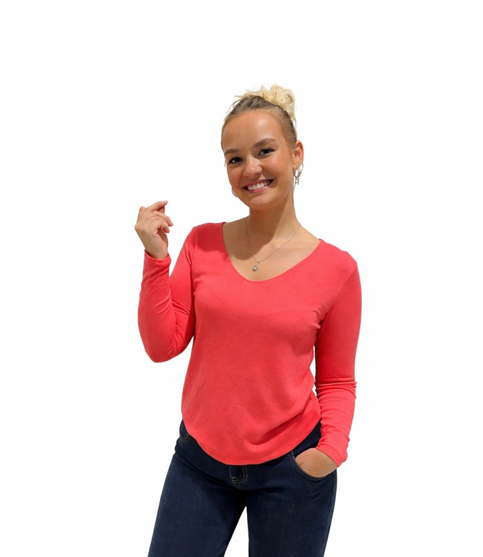 T-shirt Corail