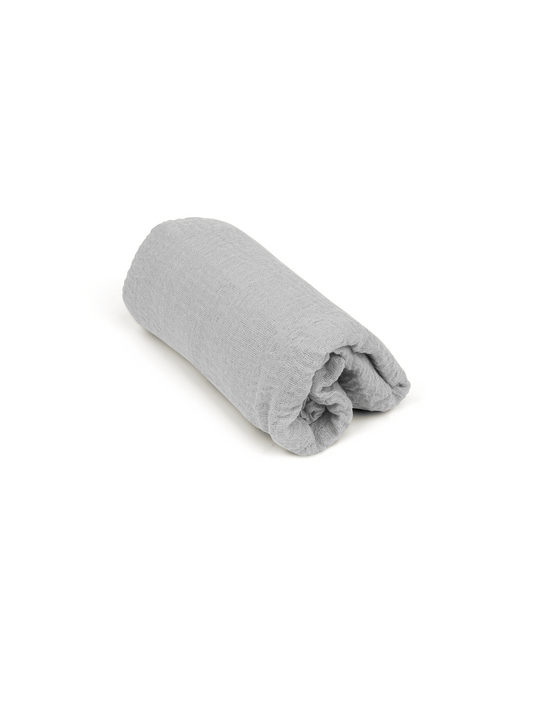Chèche gris perle