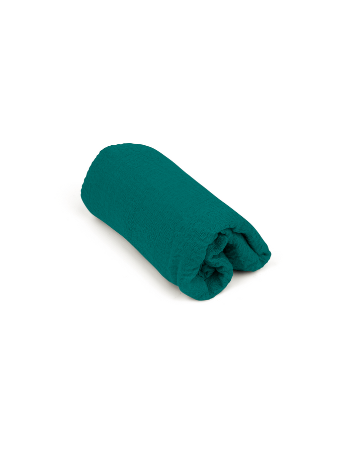 Chèche vert canard