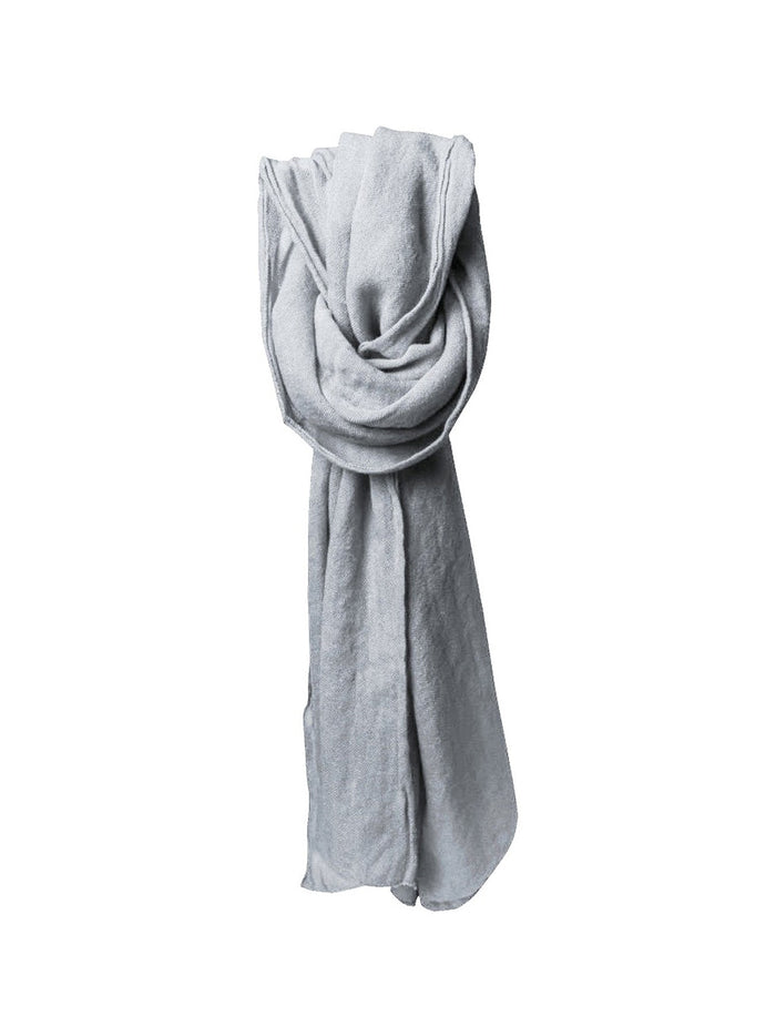 Écharpe 100% laine - Gris perle